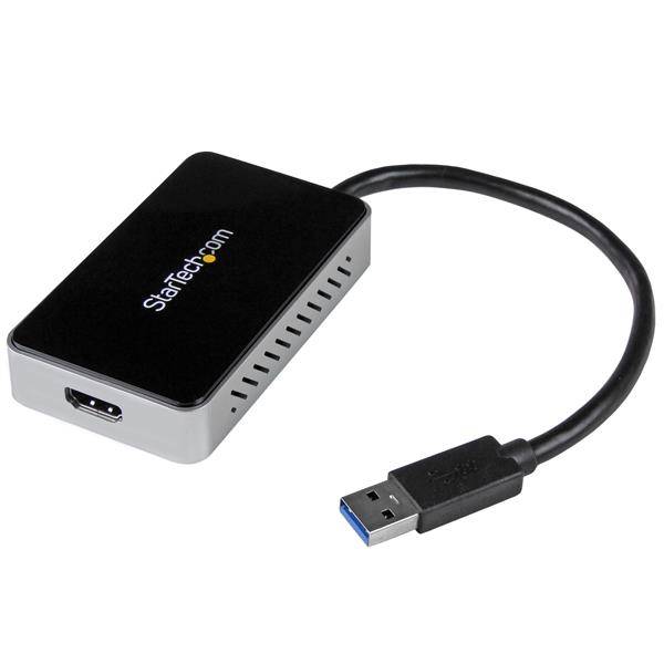 Rca Informatique - Image du produit : ADAPTATEUR VIDEO USB 3.0 VERS HDMI AVEC HUB USB 3