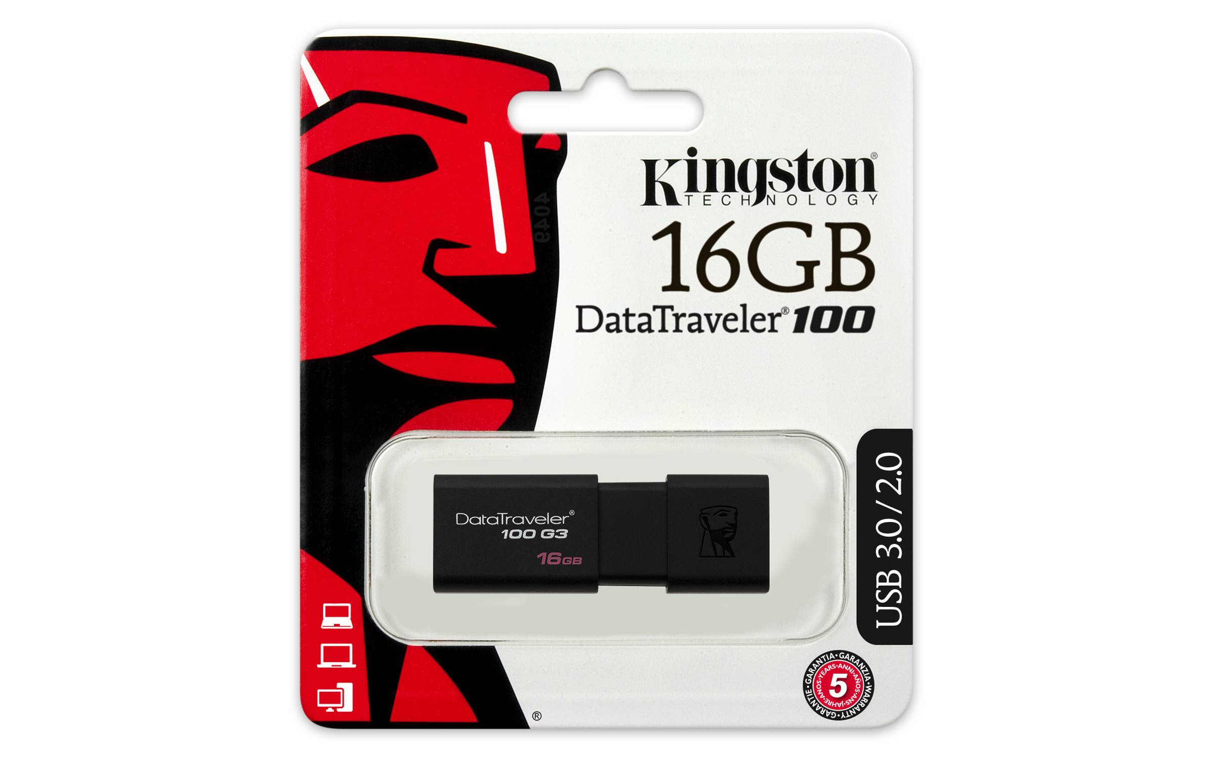 Rca Informatique - image du produit : CLEF USB 3.0   16 GB DATATRAVELER 100 G3