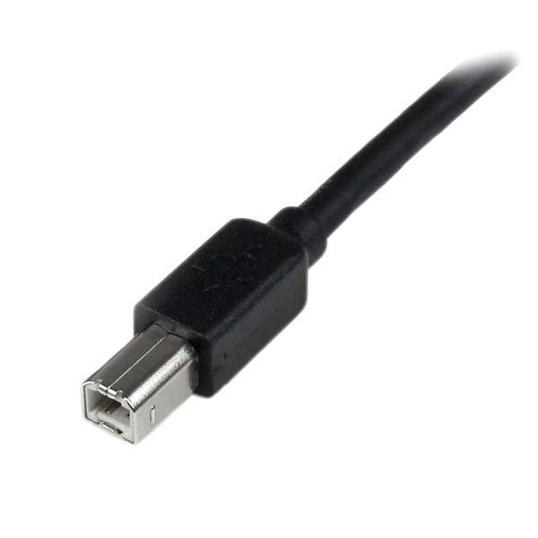 Rca Informatique - image du produit : CABLE USB ACTIF A VERS B 20 M - M/M - NOIR