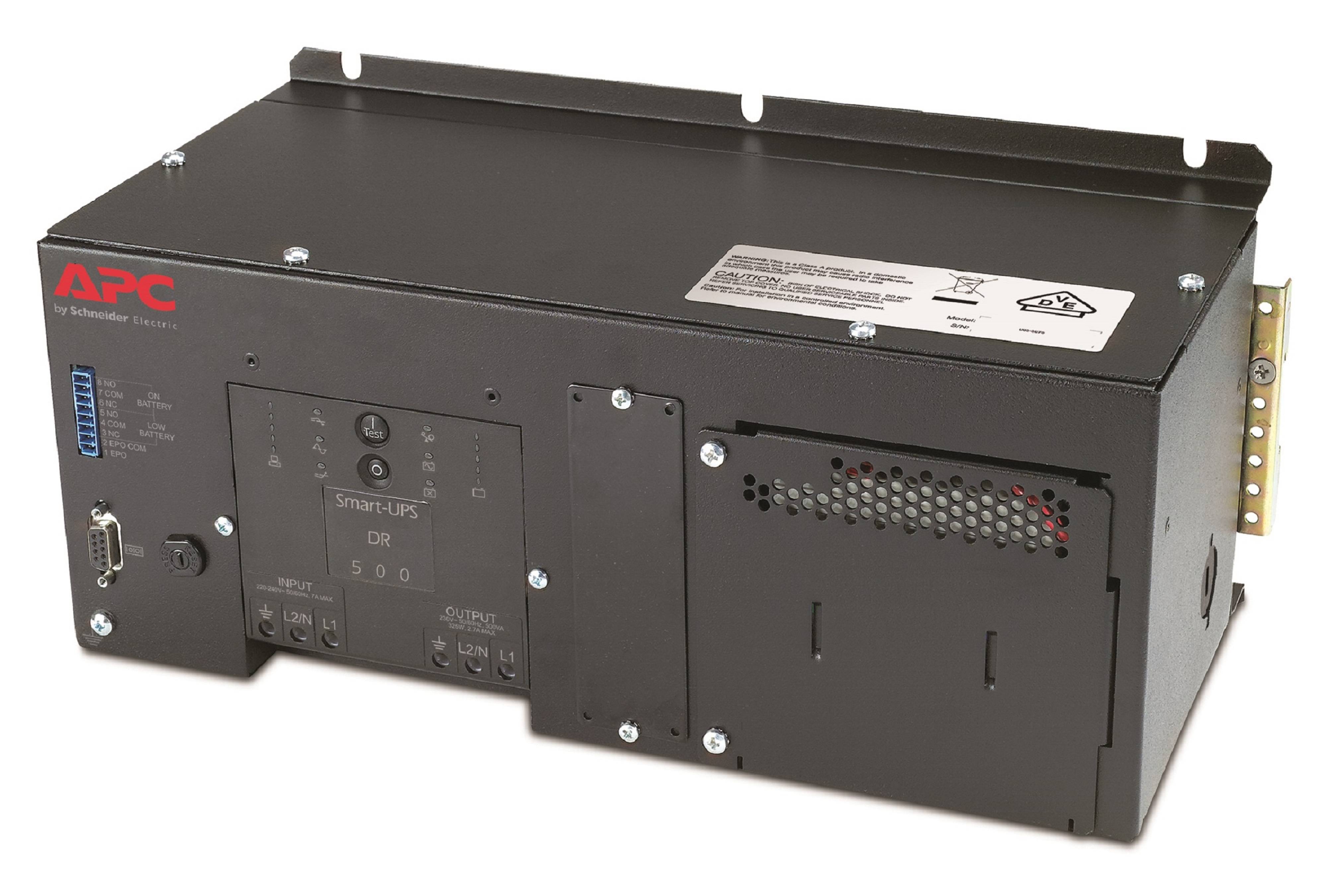 Rca Informatique - Image du produit : DIN RAIL - PANEL MOUNT UPS WITHOUT BATTERY-500VA 230V