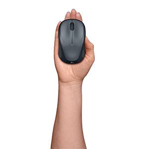 Rca Informatique - image du produit : SOURIS OPTIQUE SANS FIL M235 GRIS  2.4GHZ - 1000 DPI