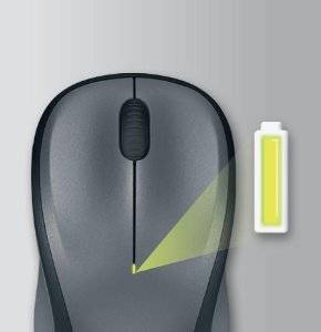 Rca Informatique - image du produit : SOURIS OPTIQUE SANS FIL M235 GRIS  2.4GHZ - 1000 DPI