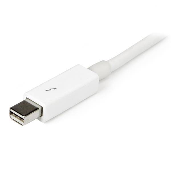 Rca Informatique - image du produit : CABLE THUNDERBOLT DE 1 M- M/M BLANC