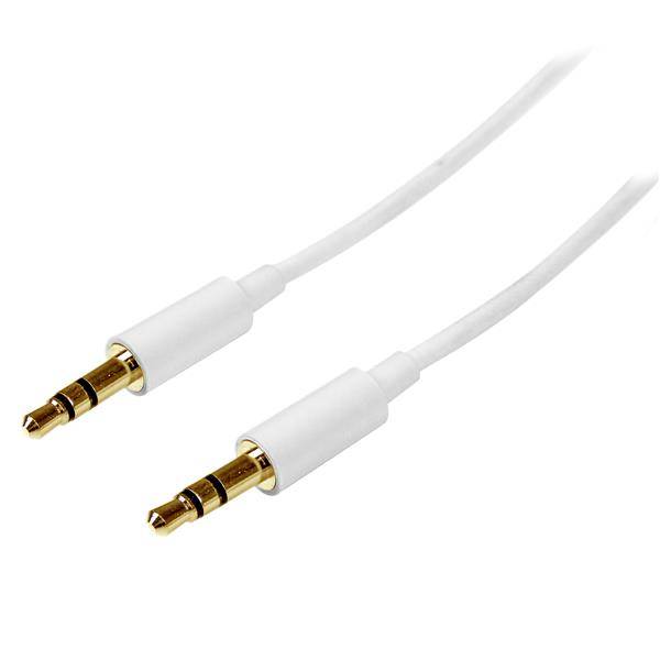 Rca Informatique - image du produit : CABLE 2M AUDIO ESTEREO 3.5MM MINIJACK PLUG MACHO MACHO