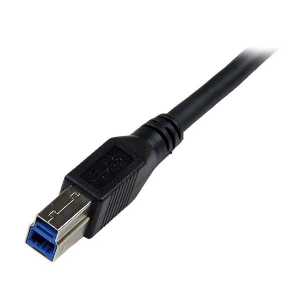 Rca Informatique - image du produit : 1M RIGHT ANGLE USB 3.0 CABLE - 3FT USB 3 RIGHT ANGLE A TO B