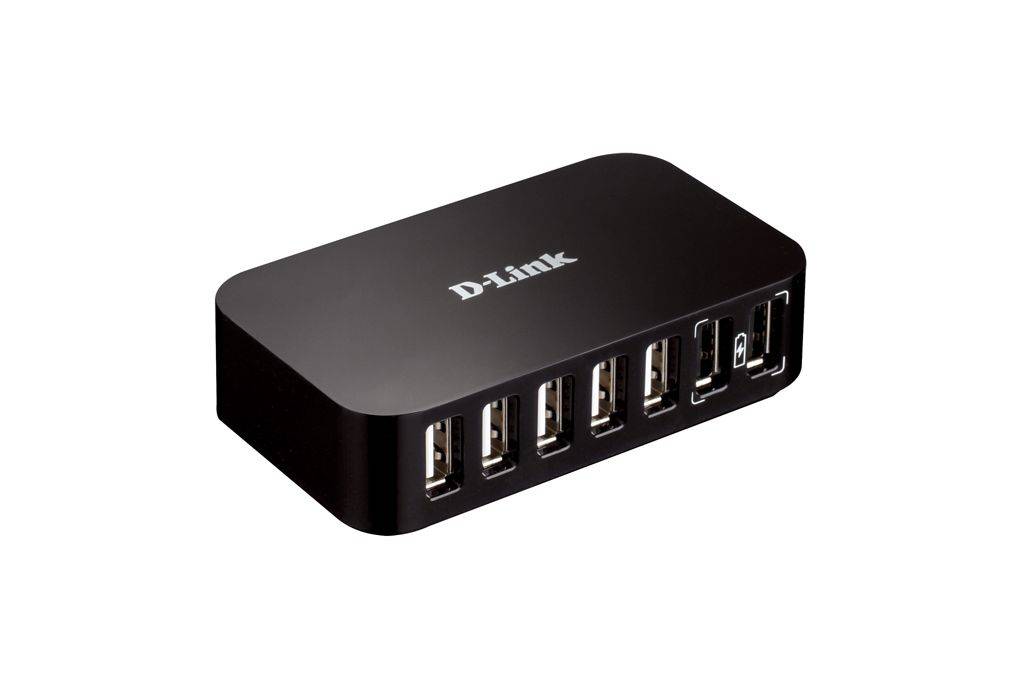 Rca Informatique - image du produit : USB 2.0 7PORT HUB 7X A-PORT/1X C-PORT CABLE