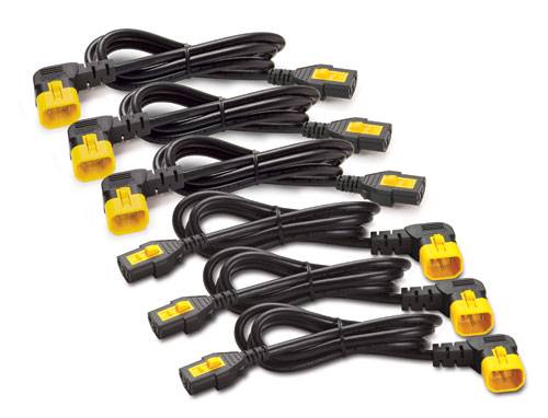 Rca Informatique - image du produit : POWER CORD KIT (6 EA) LOCKING C13 TOC14 (90 DEGREE) 0.6M