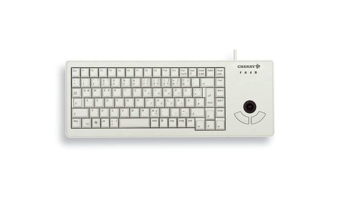 Rca Informatique - image du produit : XS TRACKBALL KEYBOARD LIGHTGREY USB