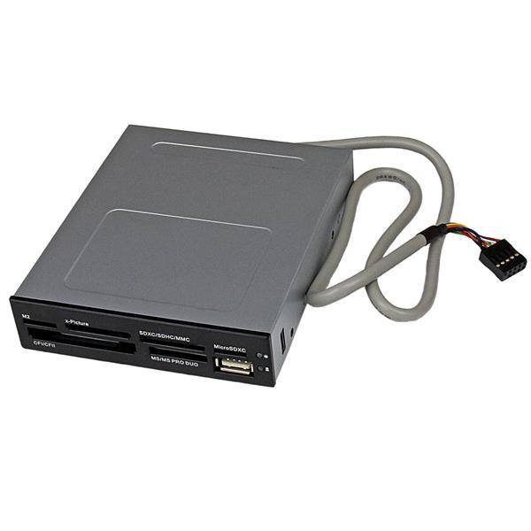 Rca Informatique - Image du produit : 3.5IN FRONT BAY 22-IN-1 USB 2.0 CARD READER - CF/SD/MMC/MS/XD