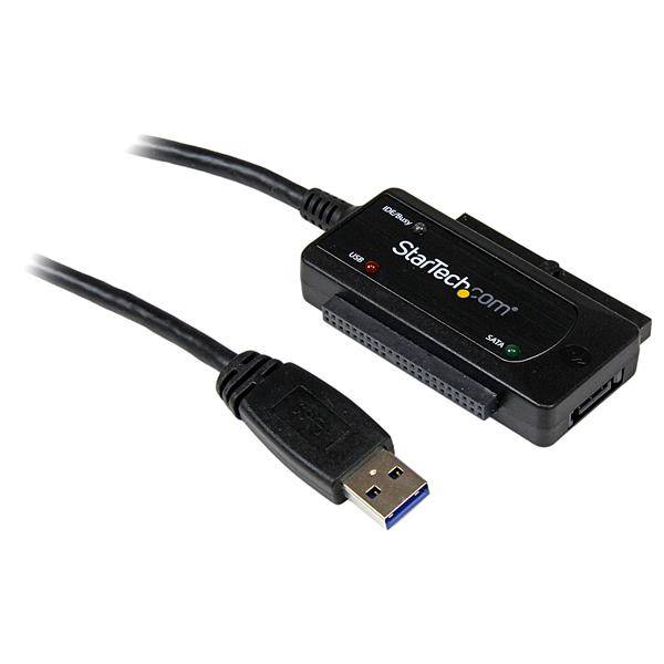 Rca Informatique - Image du produit : USB3 TO SATA IDE CABLE CONVERTER ADAPTER 2.5 / 3.5 HDD