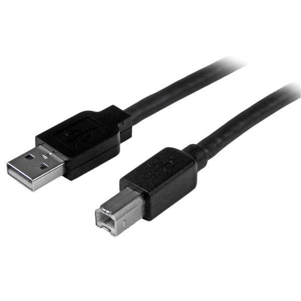 Rca Informatique - image du produit : 15M LONG USB CABLE - ACTIVE USB PRINTER CABLE 50 FT - A TO B M/M