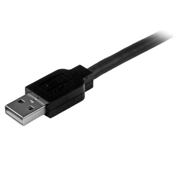 Rca Informatique - image du produit : 15M LONG USB CABLE - ACTIVE USB PRINTER CABLE 50 FT - A TO B M/M