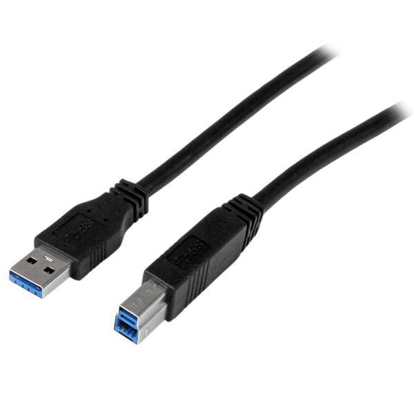 Rca Informatique - image du produit : 2M CERTIFIED SUPERSPEED USB 3 A-B CABLE - USB 3.0 CORD M/M
