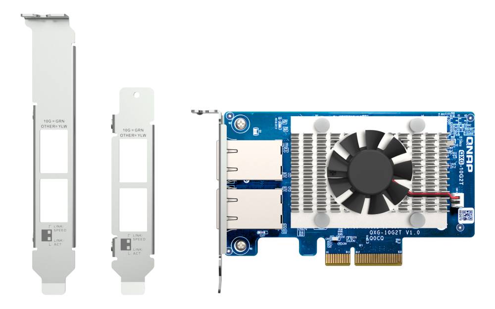 Rca Informatique - image du produit : 2PORT BASET 10GBE NW EXP CARD LOWPROFILE FORMFACTOR PCIEGEN3X4