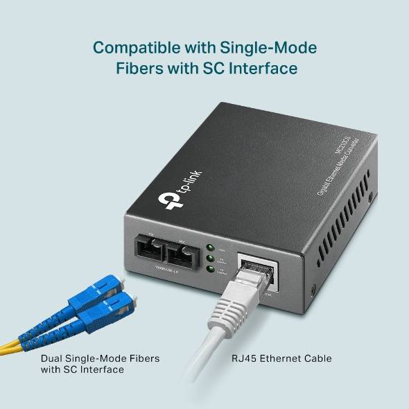 Rca Informatique - image du produit : MC210CS GIGABIT FIBER CONVERTER EN