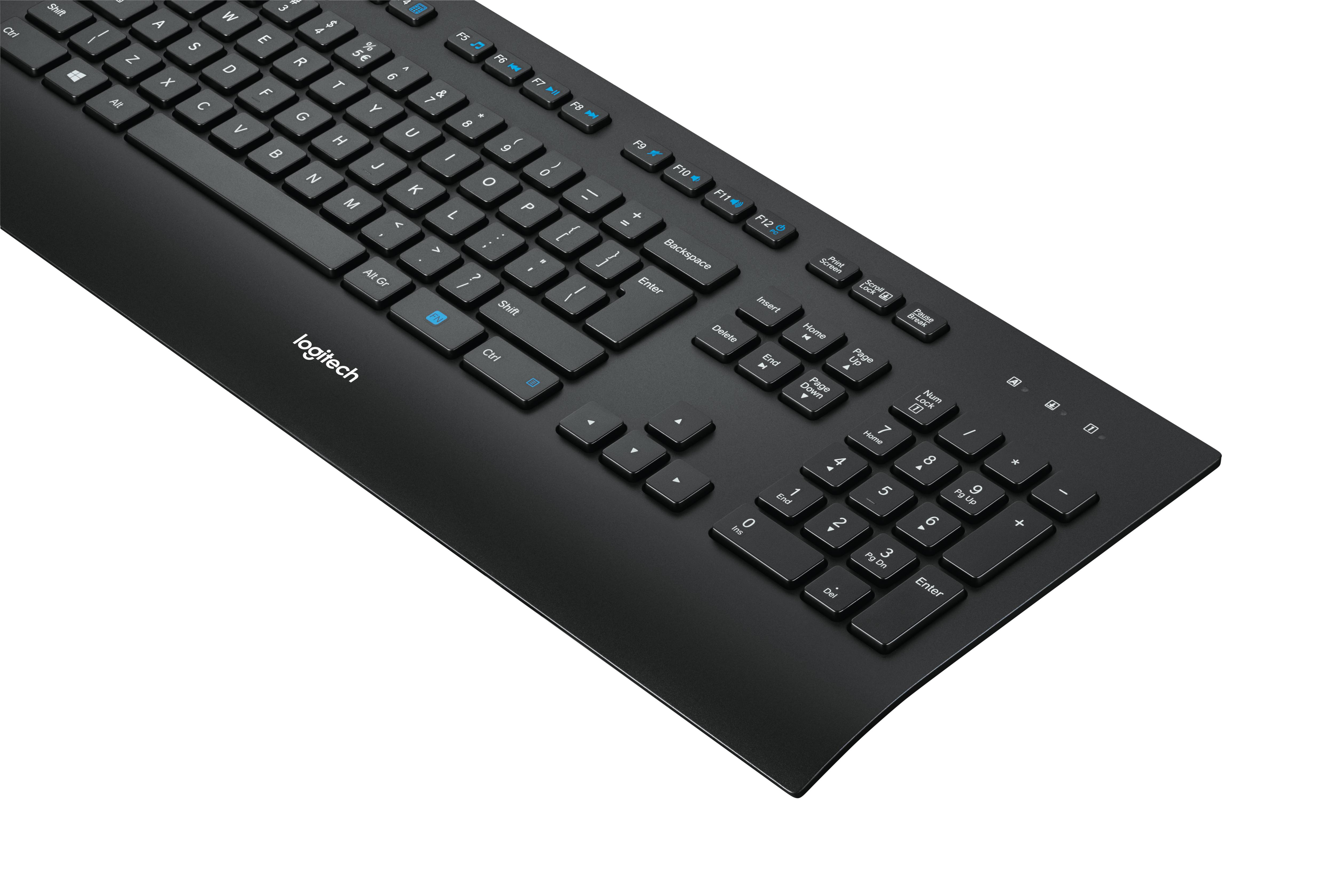 Rca Informatique - image du produit : CORDED KEYBOARD K280E US INTL LAYOUT