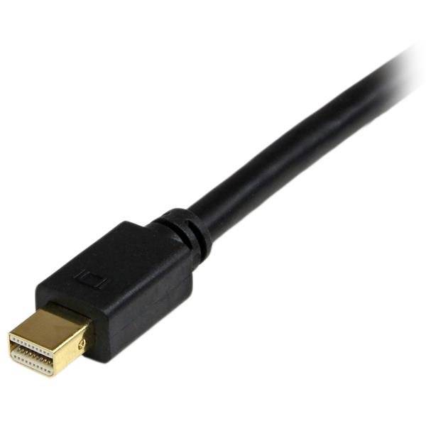 Rca Informatique - image du produit : ADAPTATEUR MINI DISPLAYPORT VERS DVI-D CABLE NOIR 18 M