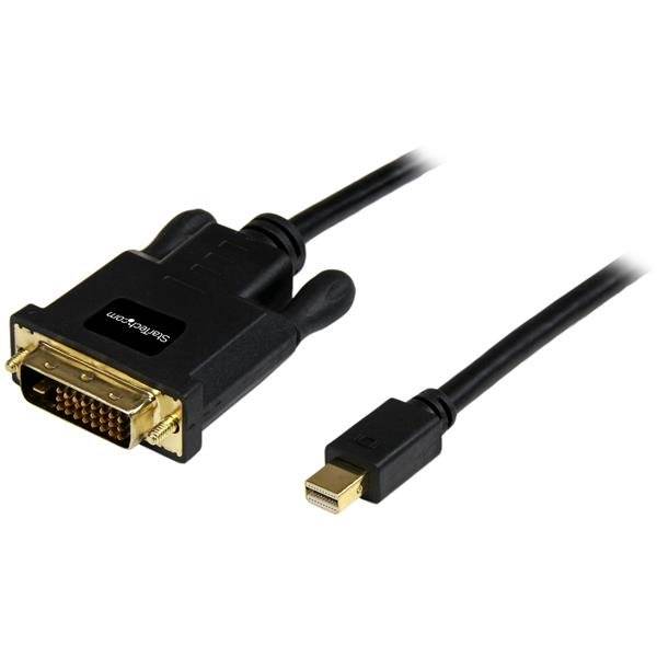 Rca Informatique - image du produit : ADAPTATEUR MINI DISPLAYPORT VERS DVI-D CABLE NOIR 18 M