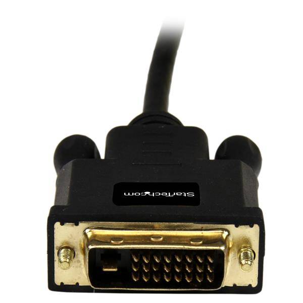 Rca Informatique - image du produit : ADAPTATEUR MINI DISPLAYPORT VERS DVI-D CABLE NOIR 18 M