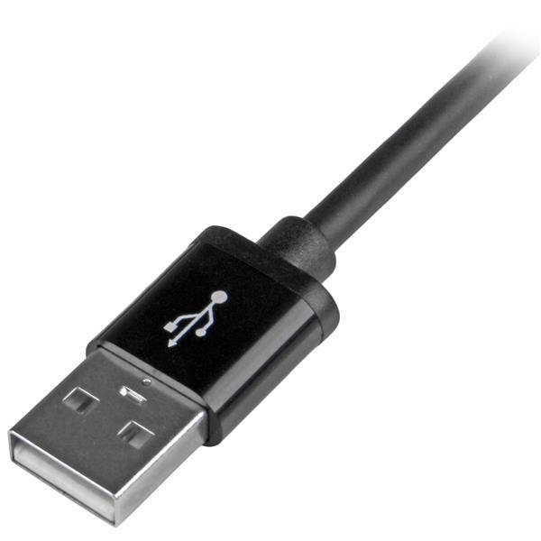 Rca Informatique - image du produit : 2M LONG BLACK APPLE 8-PIN LIGHTNING TO USB CABLE