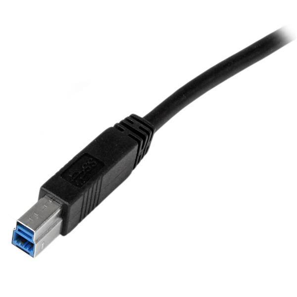 Rca Informatique - image du produit : 1M CERTIFIED SUPERSPEED USB 3 A-B CABLE - USB 3.0 CORD M/M