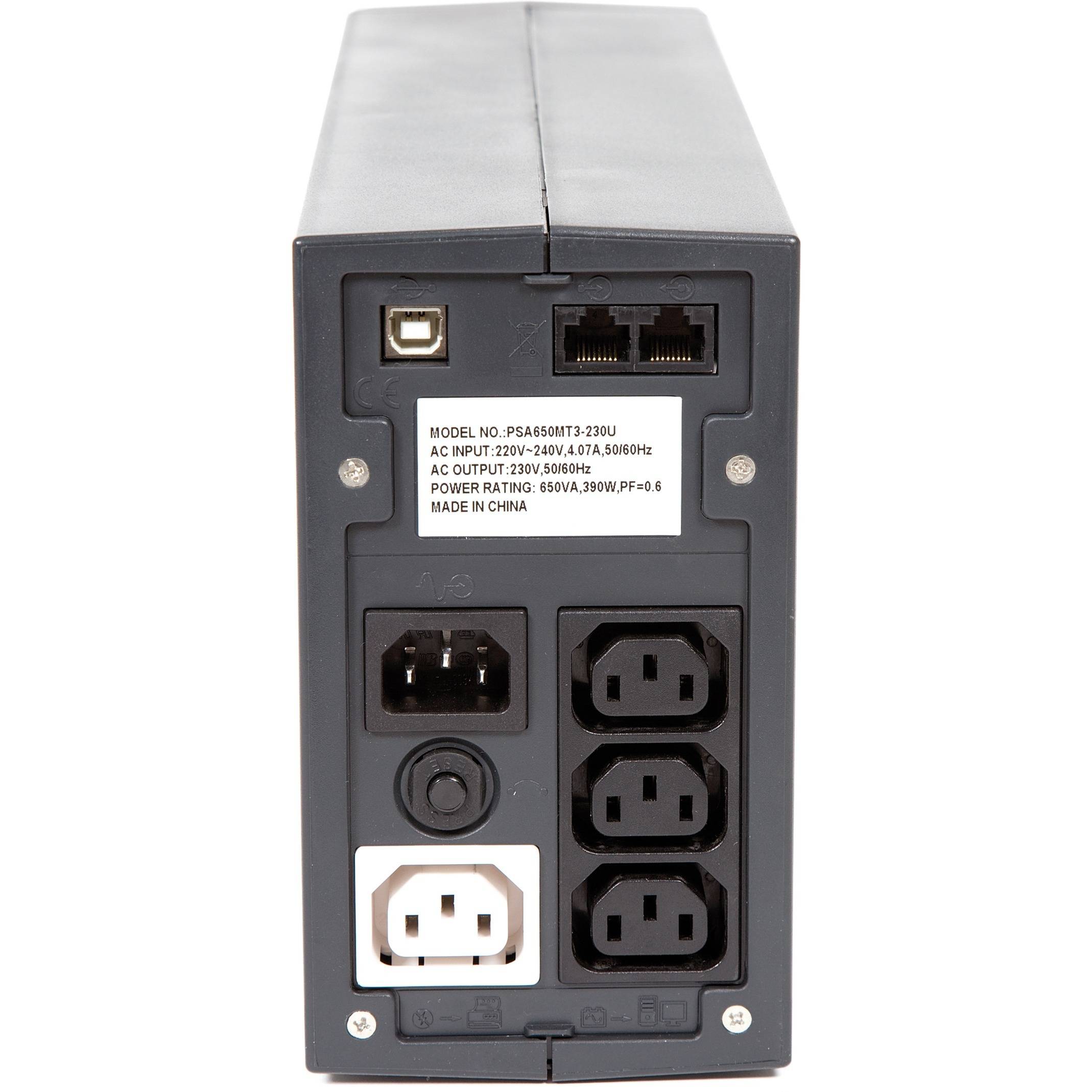 Rca Informatique - image du produit : LIEBERT PSA 500VA 300W UPS LINE INTERACTIVE - USB