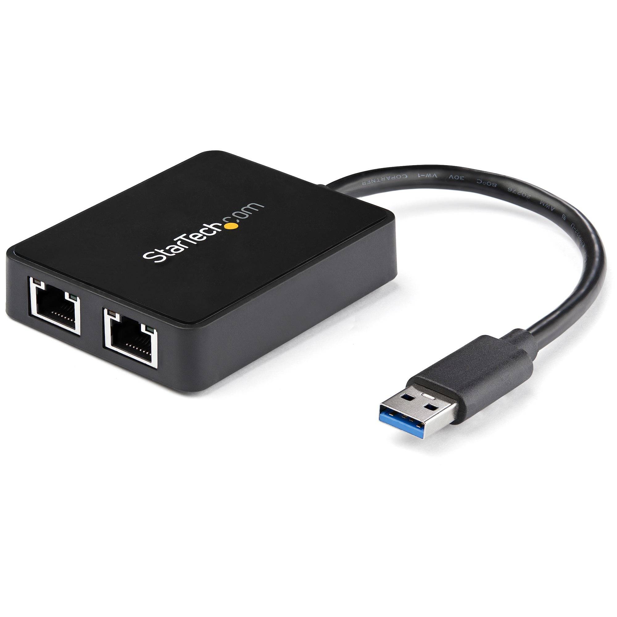 Rca Informatique - image du produit : USB 3 2 PORT GIGABIT ETHERNET LAN ADAPTER - 10/100/1000