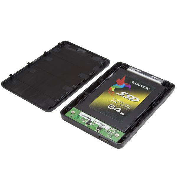 Rca Informatique - image du produit : 2.5IN USB 3 EXTERNAL SATA III SSD / HDD ENCLOSURE WITH UASP