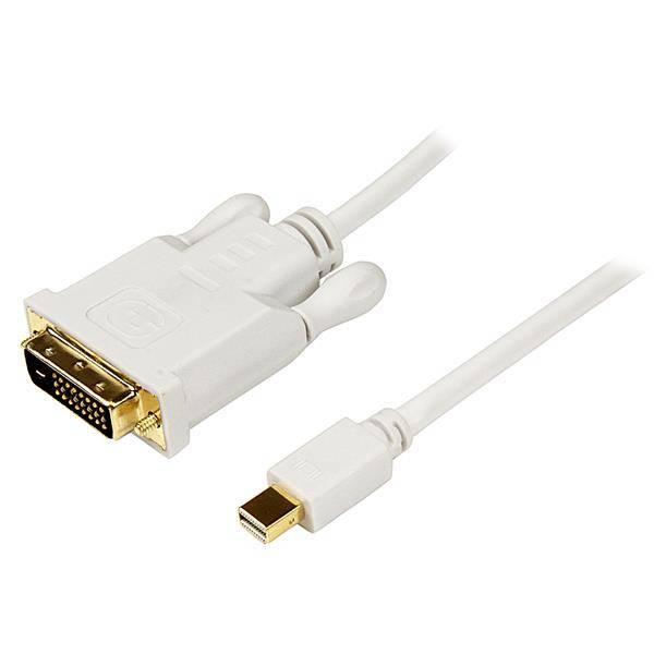 Rca Informatique - Image du produit : ADAPTATEUR MINI DISPLAYPORT VERS DVI-D CABLE BLANC 91CM