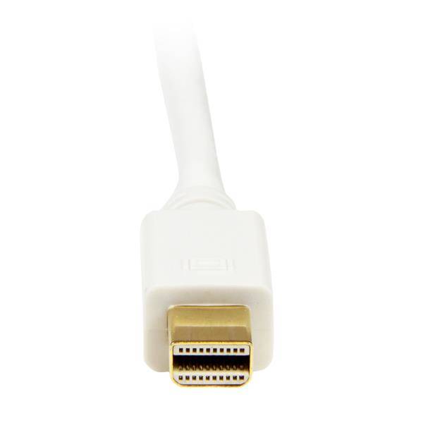 Rca Informatique - image du produit : ADAPTATEUR MINI DISPLAYPORT VERS DVI-D CABLE BLANC 91CM