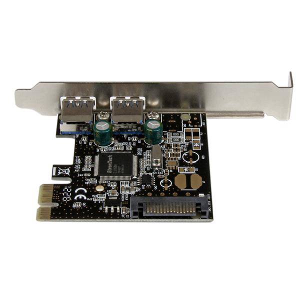 Rca Informatique - image du produit : CARTE CONTROLEUR PCI EXPRESS VERS HUB 2 PORTS USB 3.0 SATA