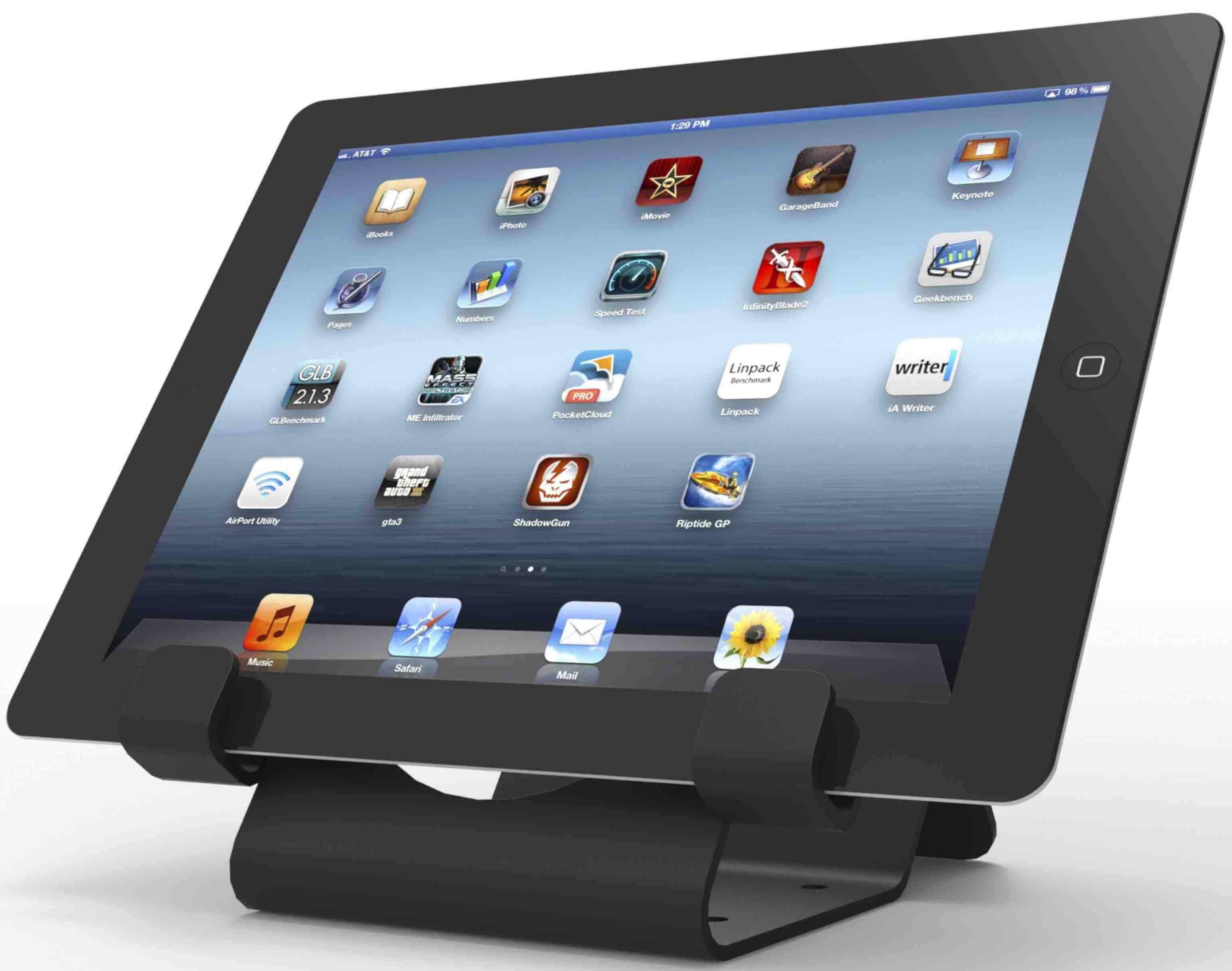 Rca Informatique - image du produit : UNIVERSAL TABLET LOCK STAND TABLETS AND SMARTPHONES