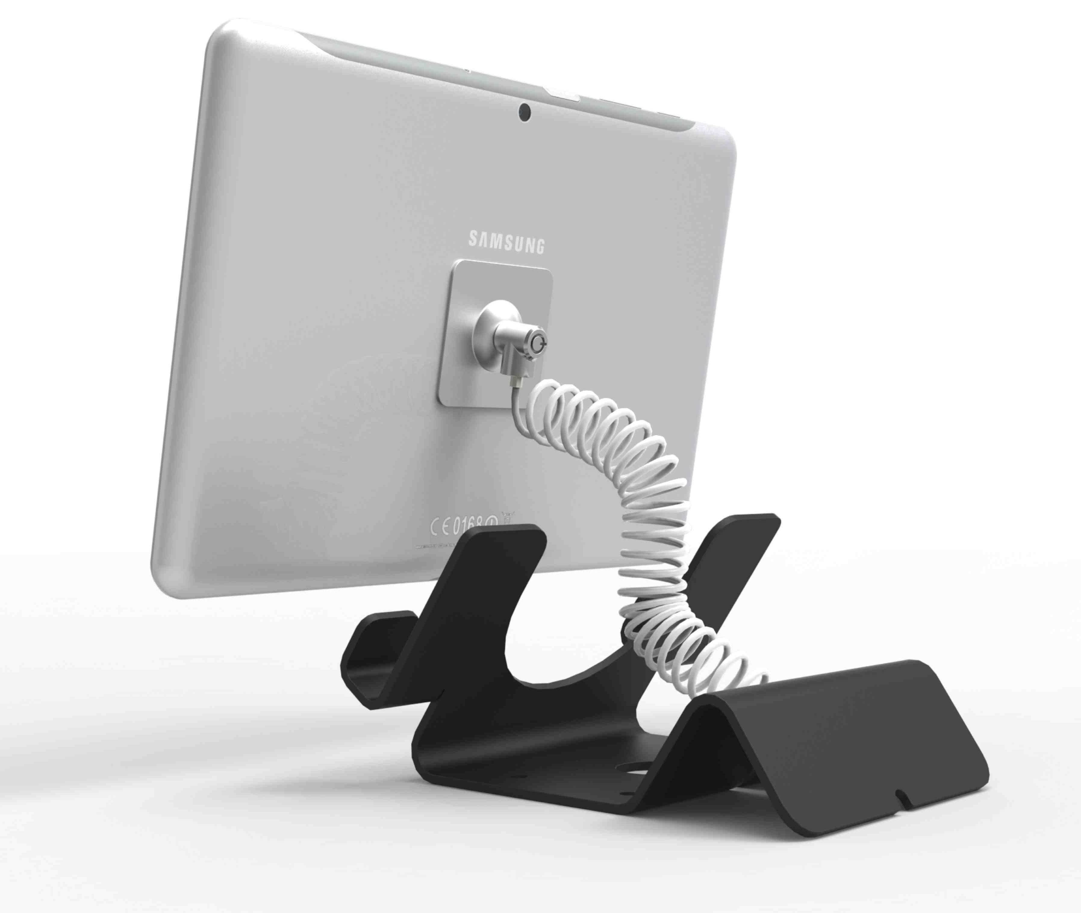 Rca Informatique - image du produit : UNIVERSAL TABLET LOCK STAND TABLETS AND SMARTPHONES