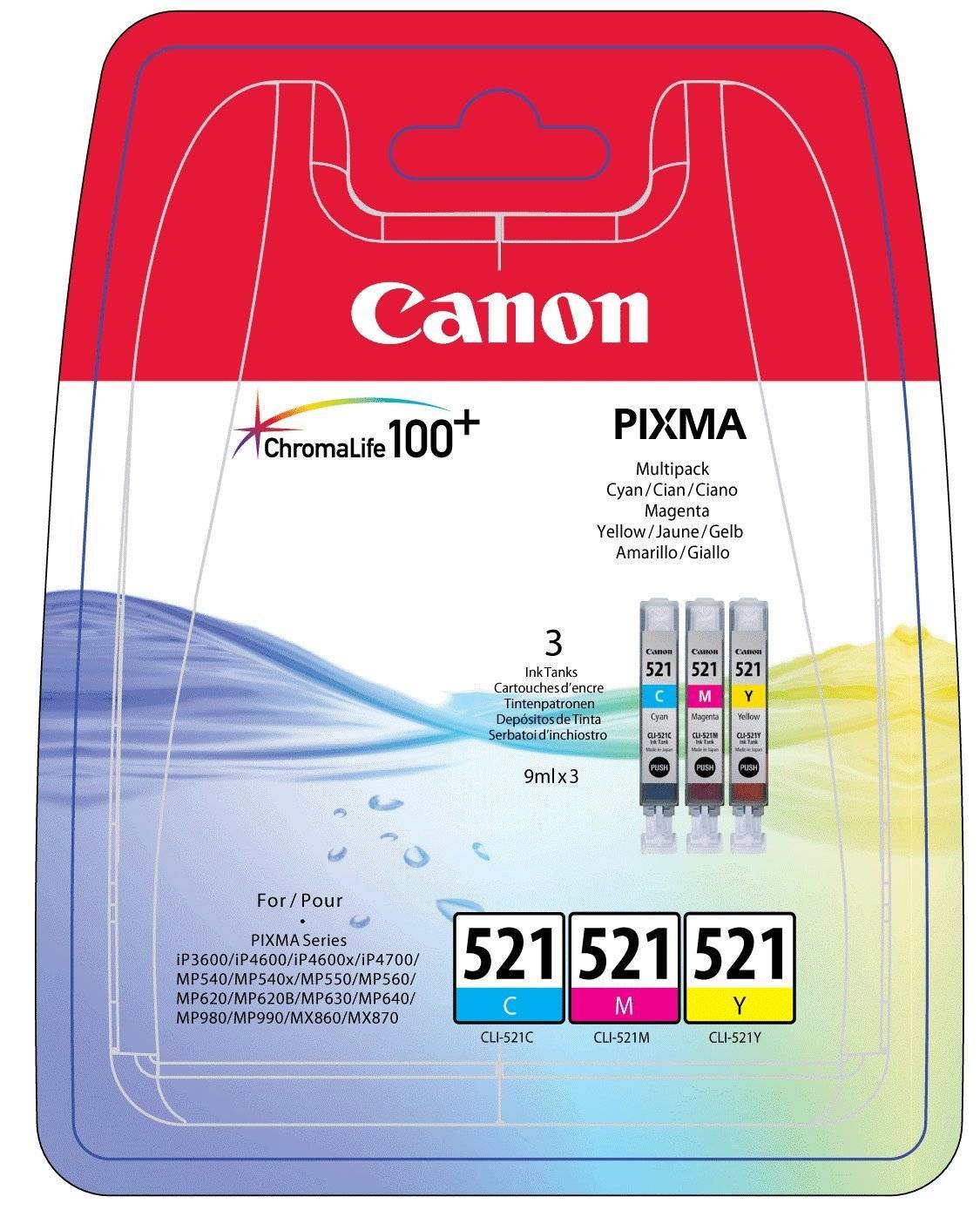 Rca Informatique - Image du produit : PGI-550XL/CLI-551 CMYB MULTI PACK /ONLY FOR MSH AT