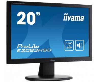 Rca Informatique - image du produit : E2083HSD-B1 1000:1 VGA DVI 195IN LCD 1600 X 900 16:9 5MS