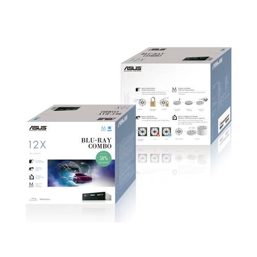 Rca Informatique - image du produit : BC-12D2HT/BLK/B BULK SILENT 12XBLU-RAY COMBO INT SATA BULK