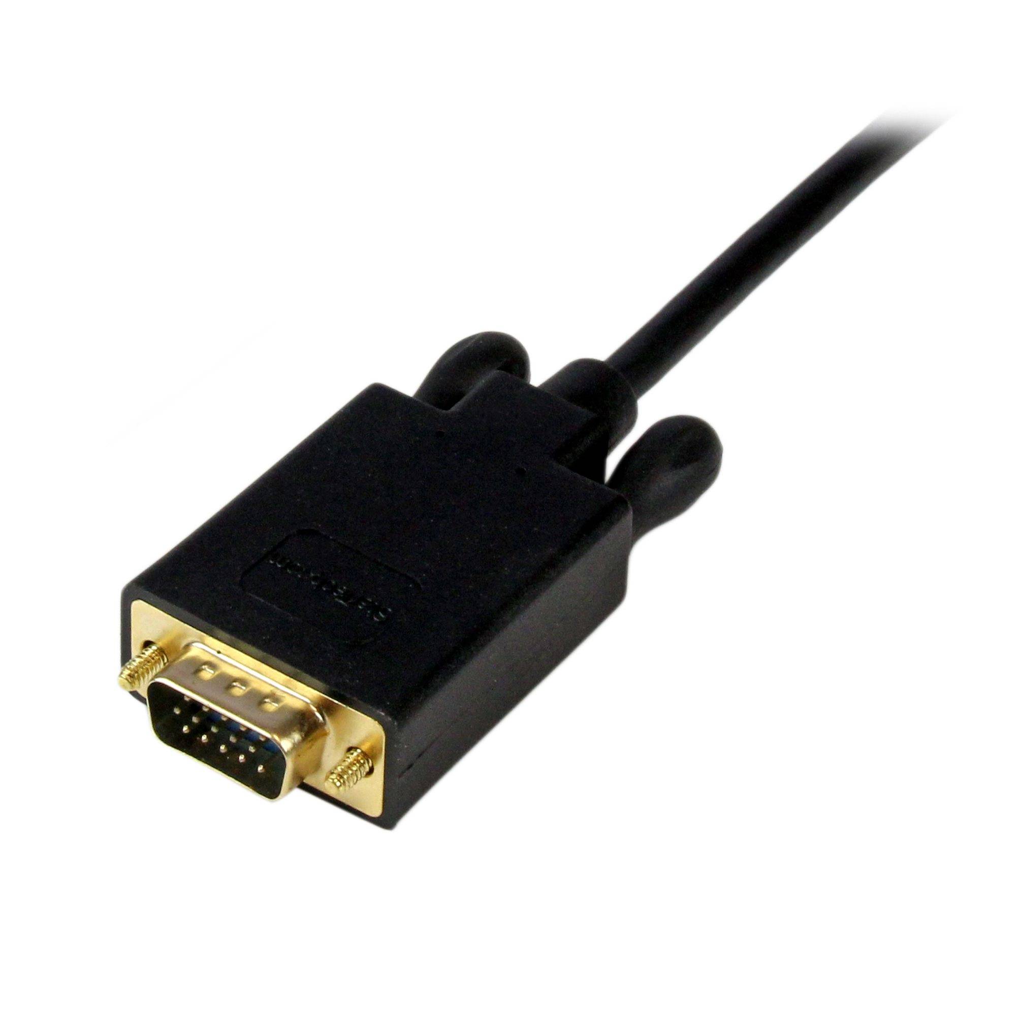 Rca Informatique - image du produit : ADAPTATEUR MINI DISPLAYPORT VERS VGA CABLE NOIR 18M