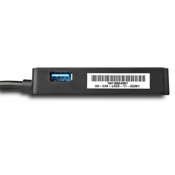 Rca Informatique - image du produit : USB 3.0 10/100/1000 GIGABIT LAN ADAPTER - EXTERNAL NETWORK CARD