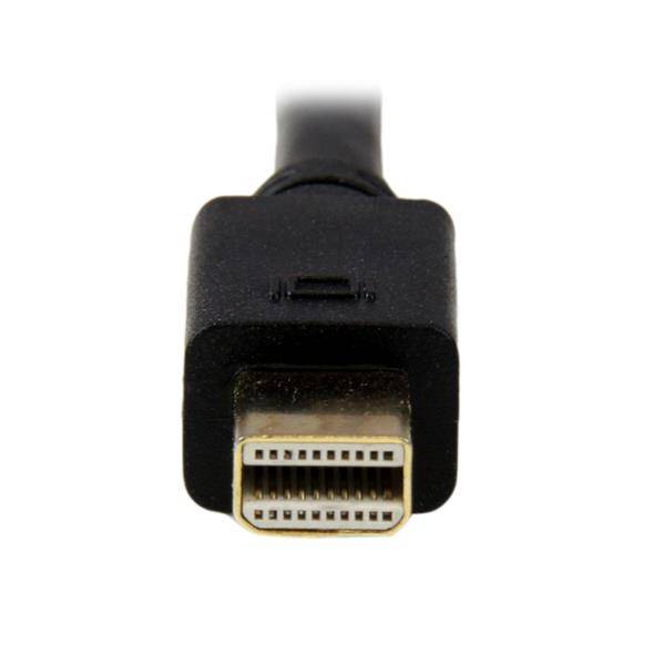 Rca Informatique - image du produit : 10FT MINI DISPLAYPORT TO VGA ADAPTER - MDP TO VGA - BLACK