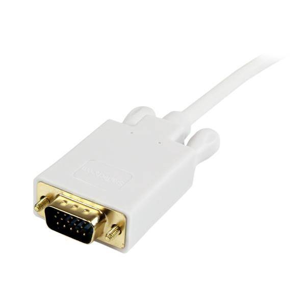 Rca Informatique - image du produit : CABLE 4.5M ADAPTADOR ACTIVO MINI DISPLAYPORT A VGA BLANCO