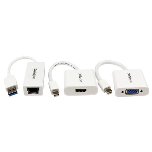 Rca Informatique - image du produit : MACBOOK AIR ACCESSORY BUNDLE MDP TO VGA/HDMI USB GBE NIC