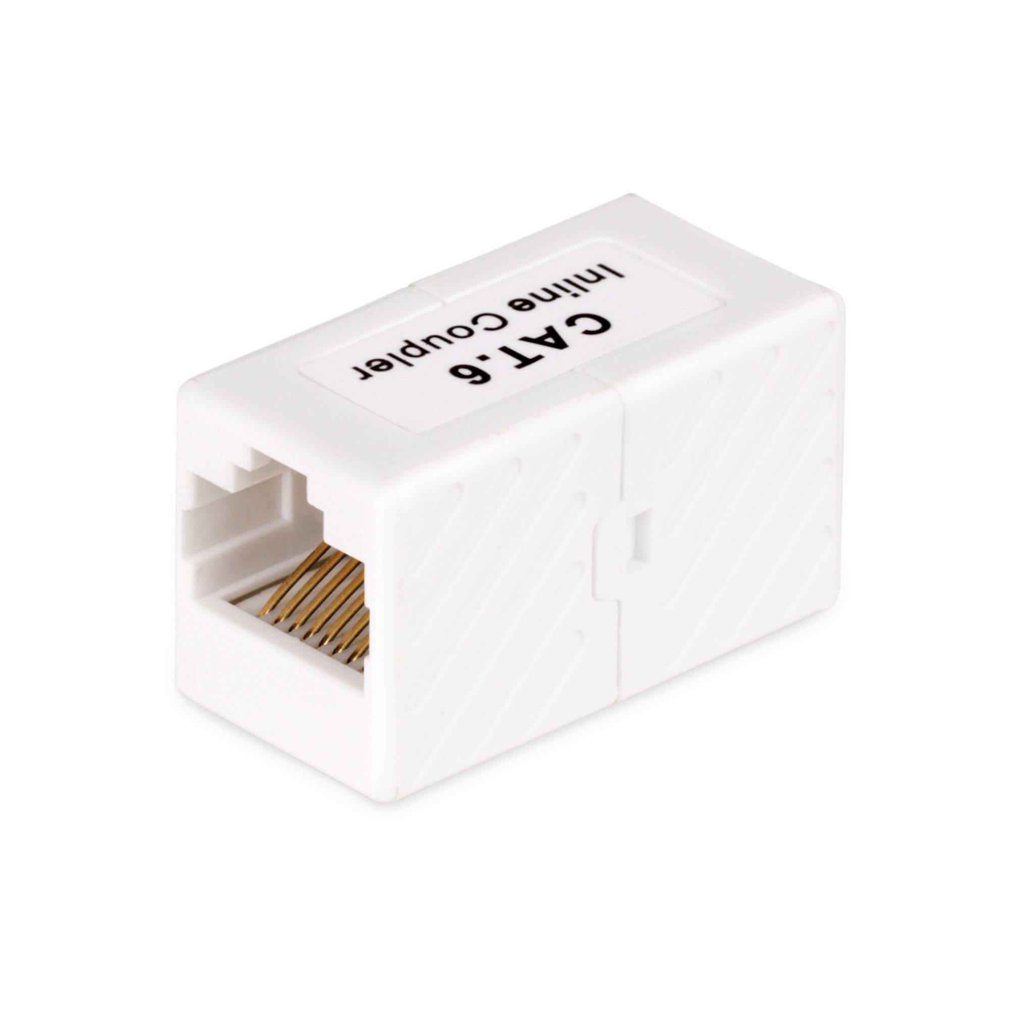 Rca Informatique - image du produit : PACK DE 5 COUPLEURS RJ45 CONN ECTEUR CAT6 EN LIGNE F/F