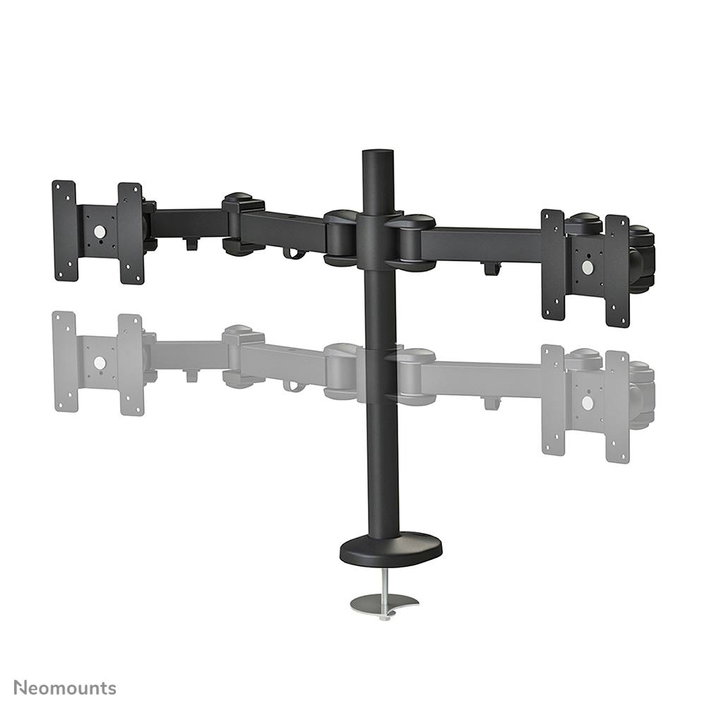 Rca Informatique - image du produit : DESK MOUNT DUAL 10-27IN BLACK .