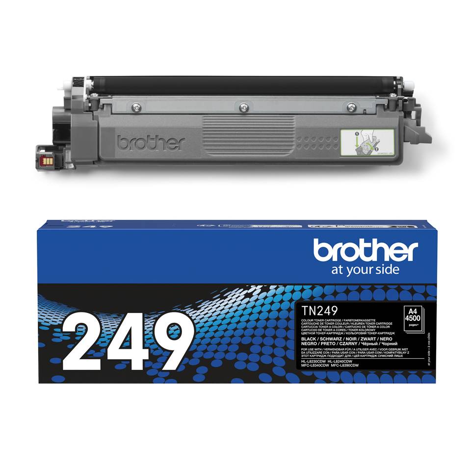 Rca Informatique - image du produit : TN-249BK BLACK TONER CARTRIDGE PRINTS 4500 PAGES.