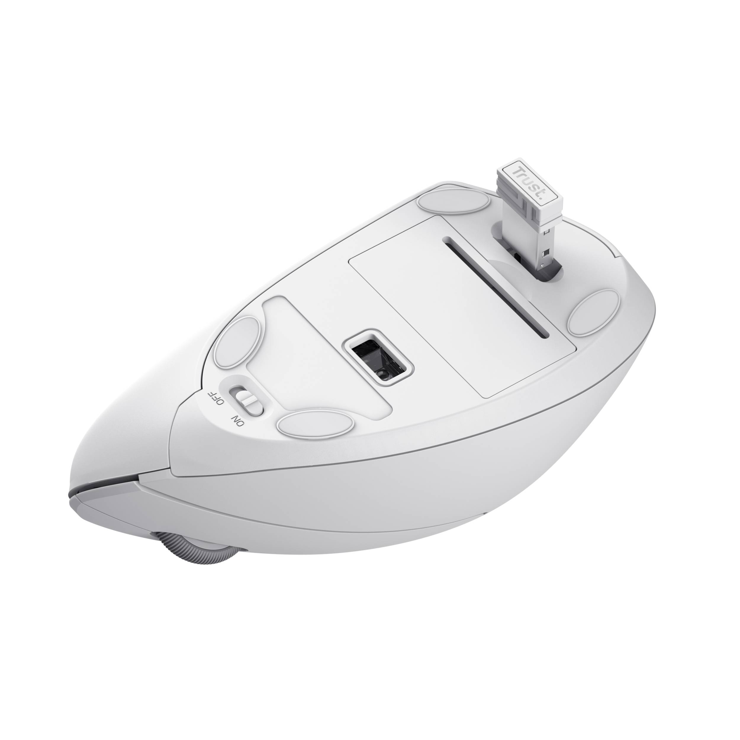 Rca Informatique - image du produit : VERTO WIRELESS ERGO MOUSE WHITE