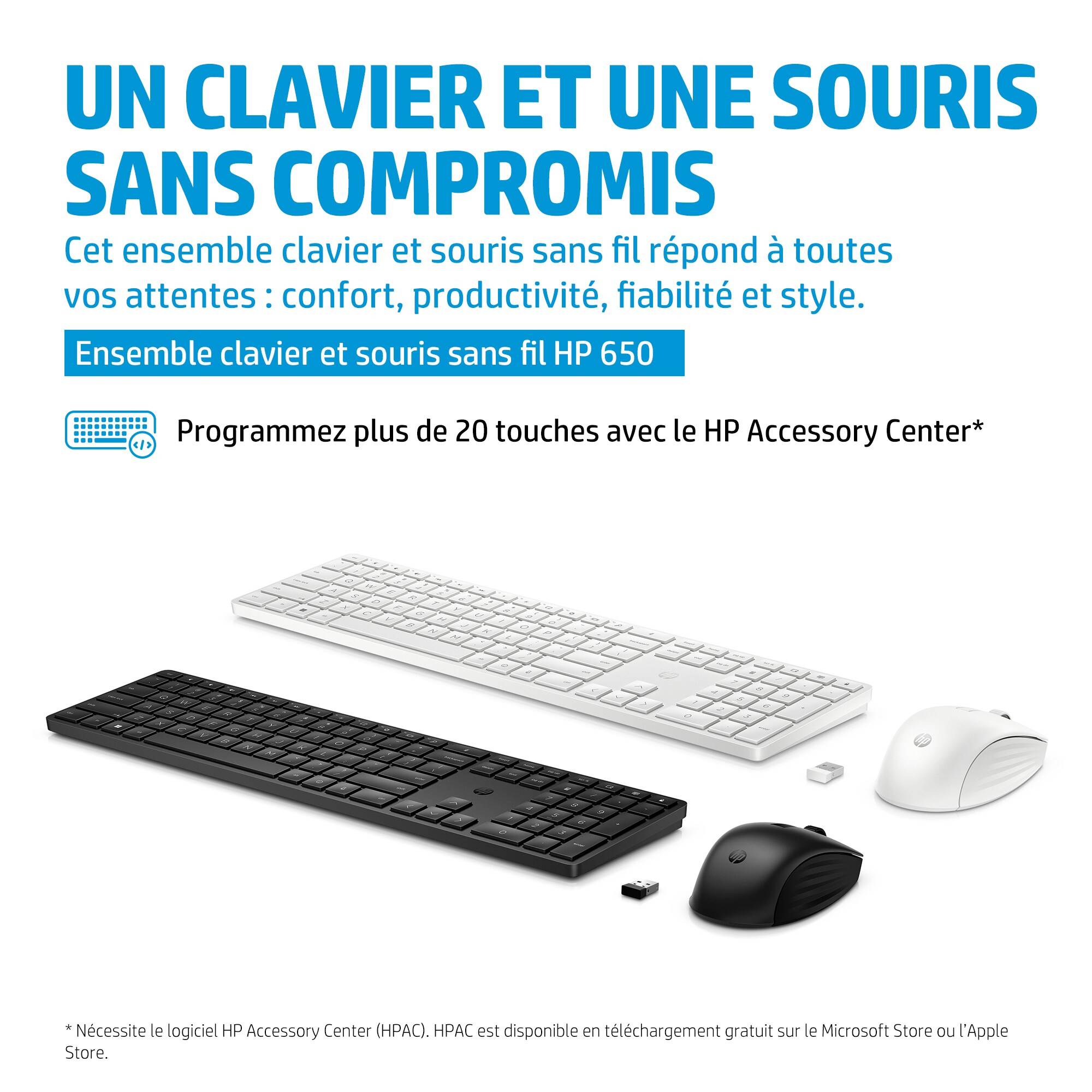 Rca Informatique - image du produit : HP 650 WIRELESS KB/MSE COMBO