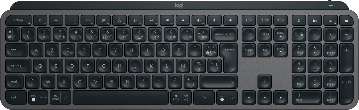 Rca Informatique - image du produit : MX KEYS S - GRAPHITE - FRA - BT - N/A CENTRAL-419