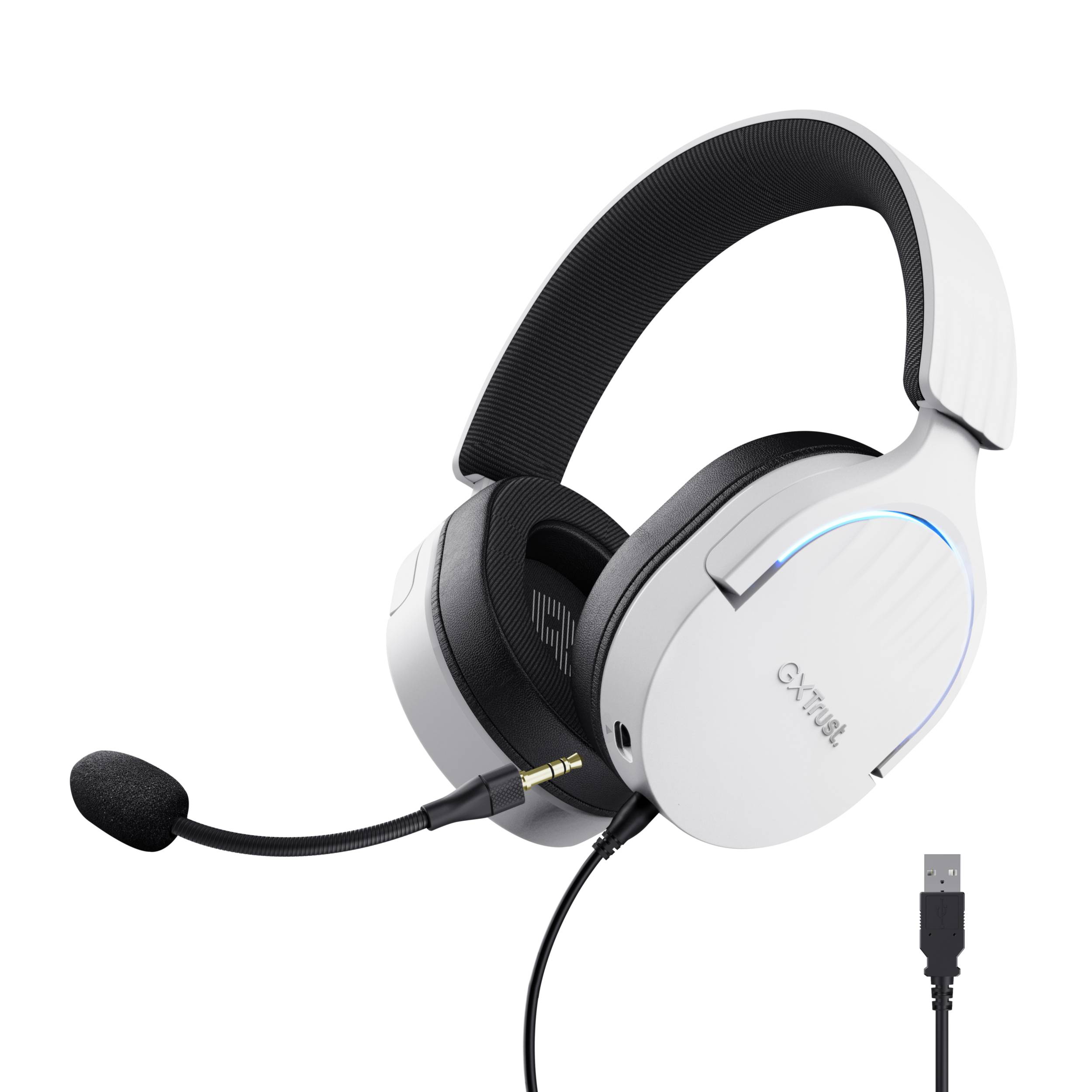 Rca Informatique - image du produit : GXT490W FAYZO 7.1 USB HEADSET WHT