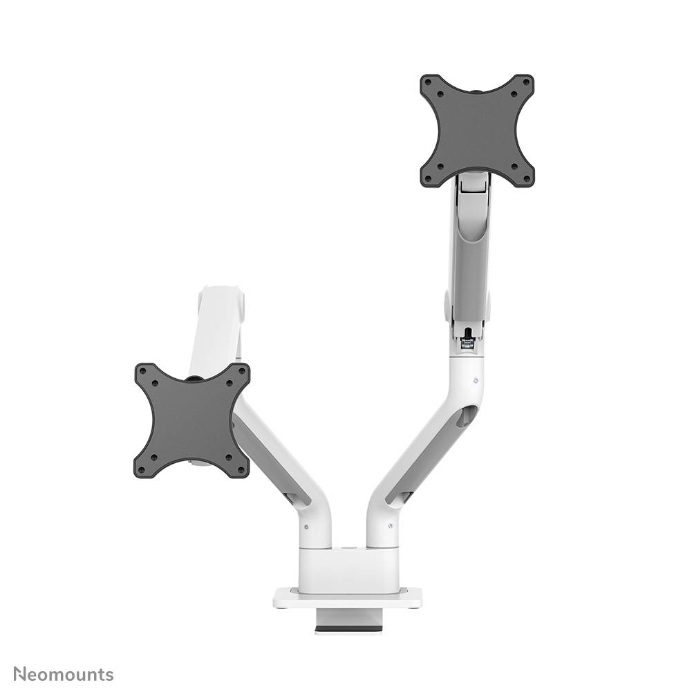 Rca Informatique - image du produit : NEOMOUNTS SELECT DESK MOUNT DOUBLE DISPLAY (TOPFIX CLAMP/GRO