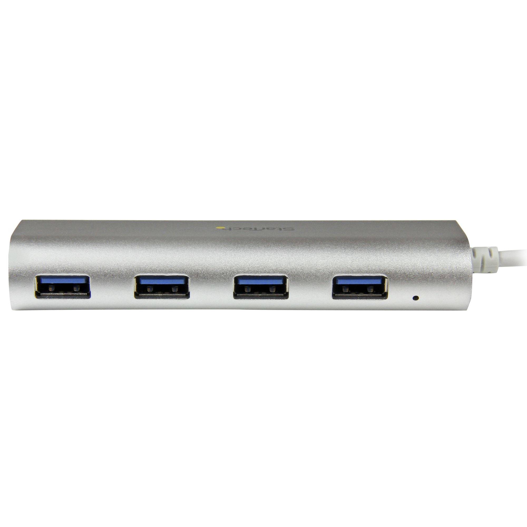 Rca Informatique - image du produit : 4PORT USB HUB ALUMINUM COMPACT USB 3.0 HUB FOR MAC